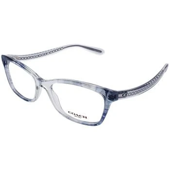 推荐Coach Women's Eyeglasses - Transparent Blue Ombre Rectangular Frame | 0HC6181 5655商品