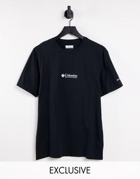 Columbia | Columbia CSC Basic Logo t-shirt in black Exclusive at ASOS商品图片,8折