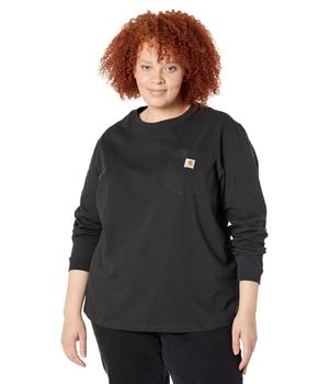 Carhartt | Plus Size WK126 Workwear Pocket Long Sleeve T-Shirt商品图片,独家减免邮费