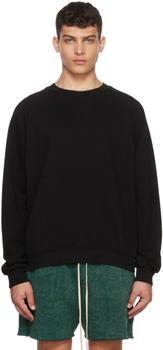 Les Tien | Black Cotton Sweatshirt商品图片,4.4折
