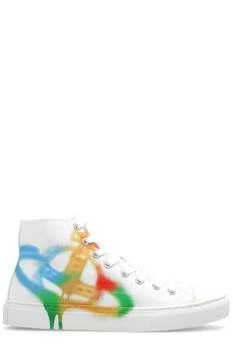 Vivienne Westwood | Vivienne Westwood Plimsoll High-Top Sneakers,商家Cettire,价格¥939