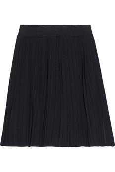 推荐Charleston pleated pointelle-knit mini skirt商品