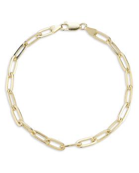 商品Men's 18K Gold Vermeil Paperclip Chain Bracelet图片