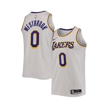 推荐Men's Russell Westbrook White Los Angeles Lakers 2021/22 Swingman Jersey - Association Edition商品