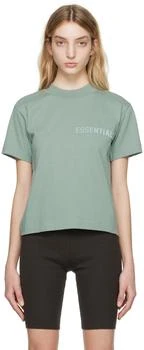 Essentials | Blue Crewneck T-Shirt 6.4折