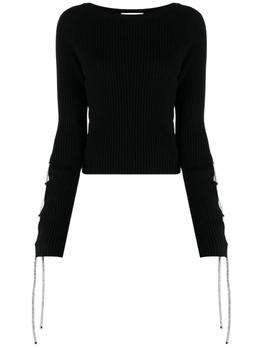 推荐Giuseppe Di Morabito Women's  Black Other Materials Sweater商品