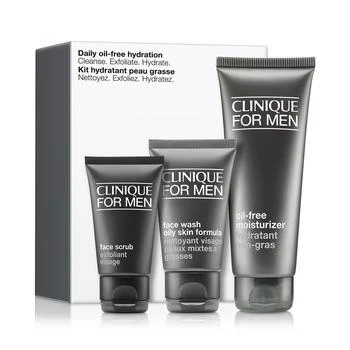 Clinique | 3-Pc. For Men Daily Oil-Free Hydration Skincare Set,商家Macy's,价格¥292