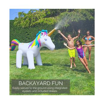 商品Swimline | Giant 6-ft. Magical Colorful Unicorn Sprinkler,商家Macy's,价格¥253图片