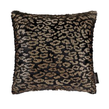 Yesi Black Plush Decorative Pillow, 18" x 18",价格$27.29