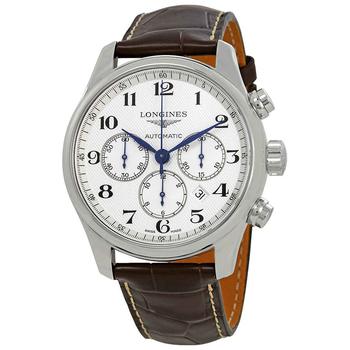 longines master, Longines | Master Collection Chronograph Automatic White Dial Mens Watch L2.859.4.78.3商品图片 6.7折