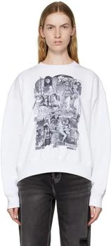 We11done | White Movie Collage Sweatshirt 1.9折