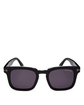 tom ford墨镜精选, Tom Ford | Men's Dax Square Sunglasses, 50mm商品图片 