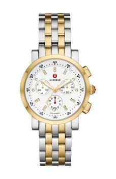 推荐Women's Diamond Accent Two-Tone Sport Sail Watch, 38mm - 0.06ctw商品