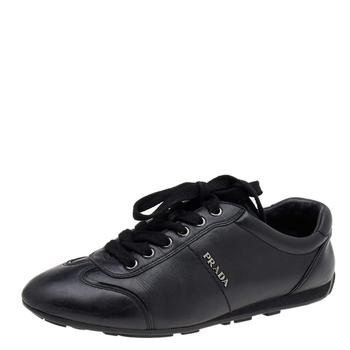 [二手商品] Prada | Prada Sport Black Leather Low Top Sneakers Size 37商品图片,满1件减$100, 满减