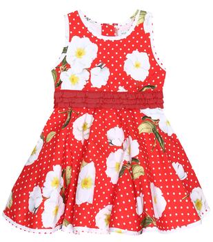 MONNALISA | Baby printed cotton dress商品图片,6.9折