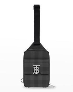 burberry腰包上海, Burberry | Men's MS Theo Check Crossbody Bag商品图片 