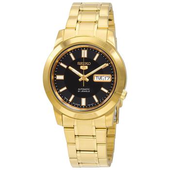 精工男表正品, Seiko | Seiko 5 Automatic Black Dial Mens Watch SNKK22J1商品图片 5折