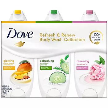 推荐Dove Refresh & Renew Body Wash Collection (24 fl. oz., 3 pk.)商品