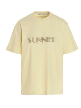 推荐Sunnei logo-Embroidered Crewneck T-Shirt商品