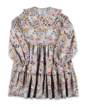 商品IL GUFO | Fox Patterned Flounce Dress,商家Italist,价格¥1572图片