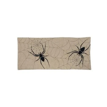 Manor Luxe | Halloween Creepy Spiders Double Layer Table Runner,商家Macy's,价格¥344