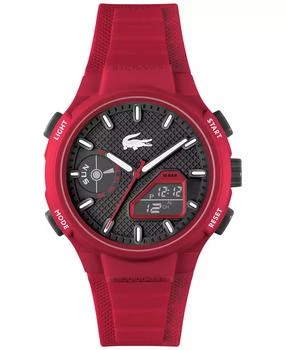 Lacoste | Men's LC33 Red Silicone Strap Watch 45mm,商家Macy's,价格¥593