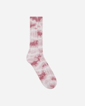 美国stussy, STUSSY | Dyed Ribbed Crew Socks Red商品图片 额外8.6折, 额外八六折
