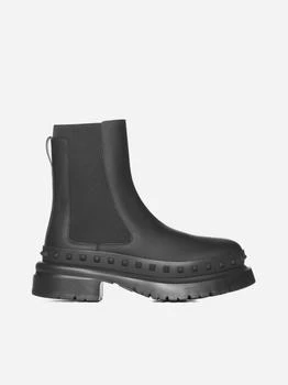 推荐Beatle Rockstud leather Chelsea boots商品