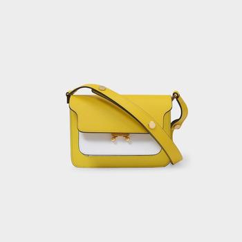 推荐Trunk Mini Bag in Yellow Leather商品