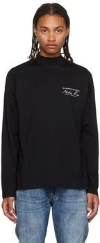 Martine Rose | Black Printed Long Sleeve T-Shirt 5.4折