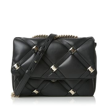 菲拉格慕包单肩包, Salvatore Ferragamo | Salvatore Ferragamo 女士黑色皮革单肩包 21-H536-706553商品图片 满$100享9.5折, 满折