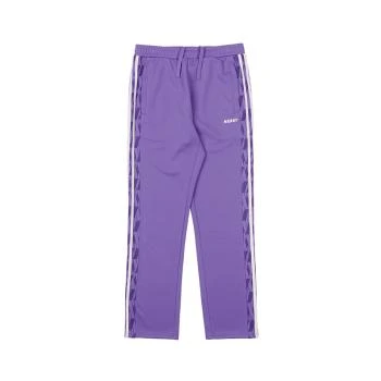 NERDY | 【享贝家】（国内现货-QD）NERDY 条纹饰边系带直筒休闲裤 运动裤 男女同款 紫色 PNES21KB2017,商家xiangbeiguoji,价格¥204