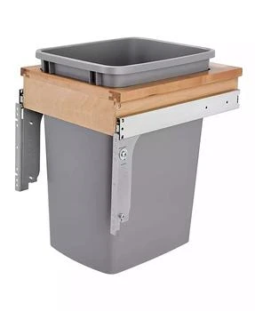 Rev-A-Shelf | Pullout Top Mount Trash Can 35 qt., Silver, 4WCTM-1516DM-1,商家Macy's,价格¥808