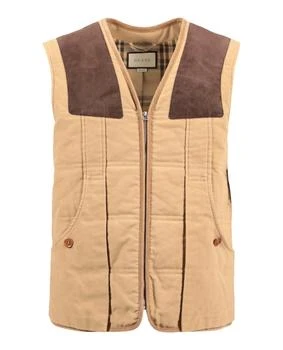 推荐Moleskin Vest With Suede Details商品