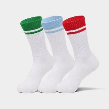 ForceField | Sonneti Varsity Stripe Crew Socks (3-Pack),商家Finish Line,价格¥37