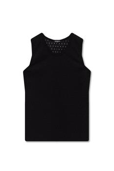 Balenciaga | Balenciaga Perforated Sleeveless T-Shirt商品图片,9.6折