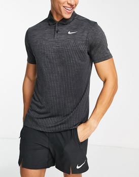商品NIKE | Nike Golf Vapor Dri-FIT ADV jacquard polo in black,商家ASOS,价格¥466图片