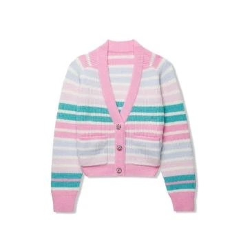 Ganni | Soft Wool Cardigan Stripe,商家Zappos,价格¥661
