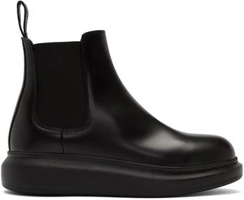 Alexander McQueen | Black Hybrid Chelsea Boots 