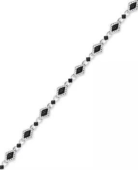 Macy's | Diamond Accent Marquise Link Bracelet in Silver-Plate,商家Macy's,价格¥309