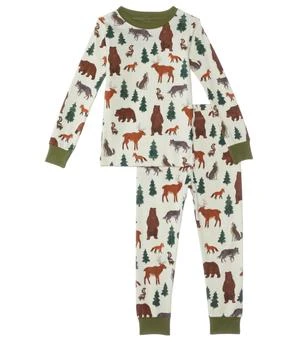 Hatley | Forest Creatures Organic Cotton Pajama Set (Toddler/Little Kids/Big Kids),商家Zappos,价格¥332