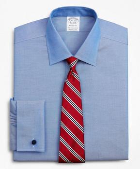 Stretch Regent Regular-Fit  Dress Shirt, Non-Iron Pinpoint Ainsley Collar French Cuff Pinpoint