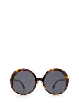芬迪太阳镜代购, Fendi | Fendi Eyewear Round Frame Sunglasses商品图片 7.1折