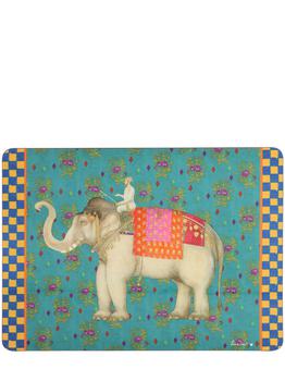 商品LISA CORTI | Ololay Elephant Placemat,商家LUISAVIAROMA,价格¥393图片