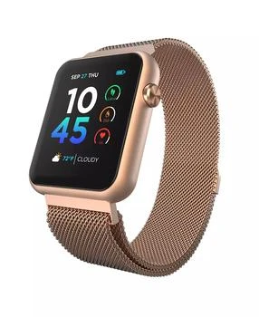 iTouch | Air 4 Unisex Rose Gold-Tone Mesh Bracelet Smartwatch 41mm,商家Macy's,价格¥441