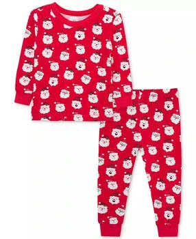 Little Me | Baby Santa-Print Pajama Top & Pants, 2 Piece Set,商家Macy's,价格¥221