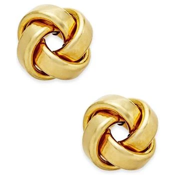 Italian Gold | Love Knot Stud Earrings in 14k Gold or White Gold,商家Macy's,价格¥2021