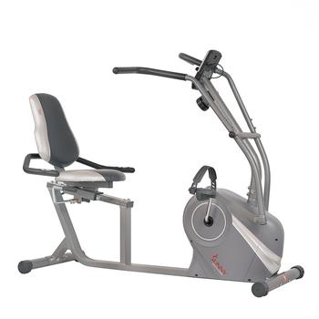 商品Sunny Health & Fitness Cross Trainer Magnetic Recumbent Bike with Arm Exercisers图片