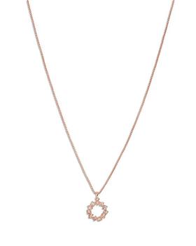 Ted Baker London | Crystal Hoop Pendant Necklace, 18"商品图片,6.8折