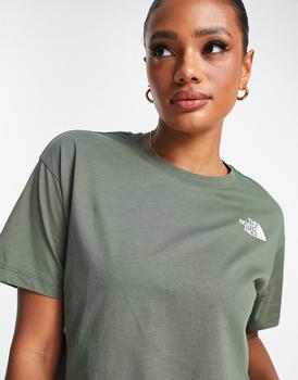 The North Face | The North Face Simple Dome cropped t-shirt in khaki商品图片,8折×额外9.5折, 额外九五折
